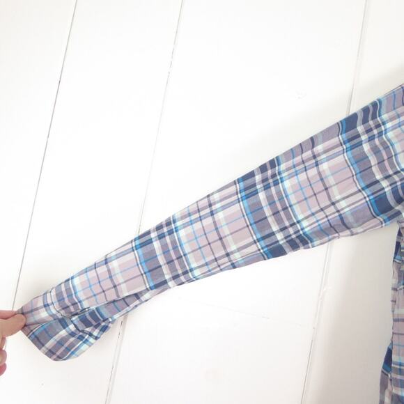 Mountain Hardwear Shirt Womens SZ L Flannel Button Up Long Sleeve Lightweight - Picture 4 of 12